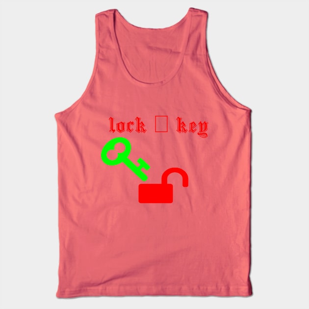 Lock And Key Tank Top by Designz4U